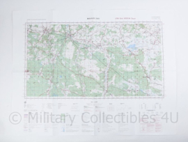 Poolse Stafkaart Zary N-33-19,20 - 1 : 100.000 - 64 x 84 cm - origineel