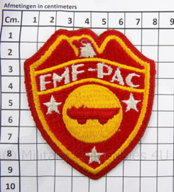 USMC Marines embleem - FMFPAC Fleet Marine Force Pacific - 7,5 x 9  cm - origineel