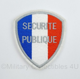 Frans embleem Securite Publique - 9 x 8 cm - origineel