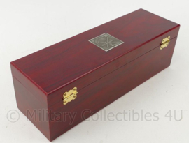 KCT Korps Commandotroepen wijnfles kist met zegel - 27 x 18 x 8 cm - origineel