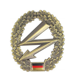 BW Bundeswehr baret insigne metaal Fernmelder - origineel
