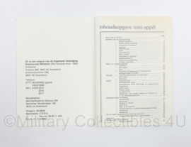 Defensie mini appèl boekje - een naslagwerkje voor de dienstplichtige militair - origineel 1990