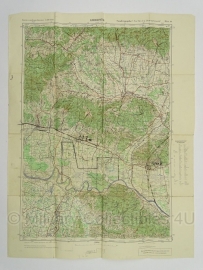 Duitse stafkaart Jugoslawien Slavonska Pozego Blatt 44 Sonderausgabe Nur für den Dienstgebrauch Joegoslavie - 64,5 x 50 cm. schaal 1:100000 - origineel 1932