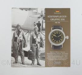 Atlas Pilot Watch Collection Model Kustenfliegergruppe 506 HE 59 - NIEUW - replica