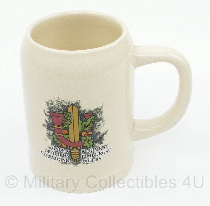 Bierfust Onderofficiers Vereniging regiment Limburgse Jagers - 13 x 8 x 10 cm - origineel