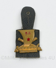 Franse leger 34 Regiment D'Artillerie borsthanger - 8 x 3,5 cm - origineel