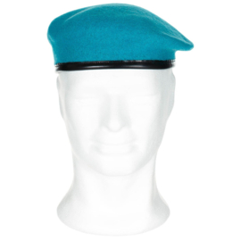 Franse leger baret kleur Cyaan - nieuw in verpakking - maat 59 cm. - origineel