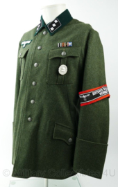 WO2 Duits Volkssturm jasje Kompaniefuhrer - maat 52 - nieuw - replica