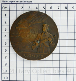 Russische USSR Herinnering coin groot model 1933 - 1958 - diameter 7 cm - origineel