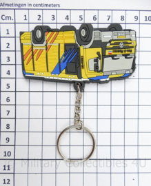 PVC KLU Koninklijke Luchtmacht Fire & Resque sleutelhanger - 5 x 8,5 cm - origineel