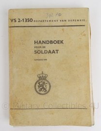 Boek "KL Handboek voor de soldaat VS 2 1350" - 1970 - origineel