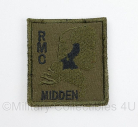 Defensie RMC Midden Regionaal Militair Commando Midden borstembleem - met klittenband - 5 x 5 cm - origineel
