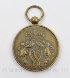 Trouwe dienst medaille in Bronze Koninklijke Marine - 3 x 3 cm - origineel