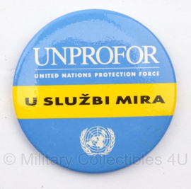 Button UNPROFOR - diameter 5,5 cm - origineel