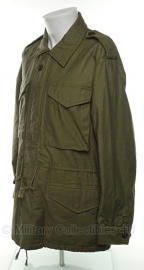 US M51 jacket m1951 (m1943 jacket met rits en voering) korea oorlog periode- maat L, XXL  of 3xl - replica