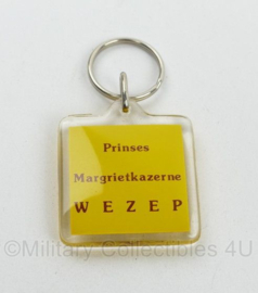 Sleutelhanger Prinses Margrietkazerne Wezep - 7 x 4 cm - origineel