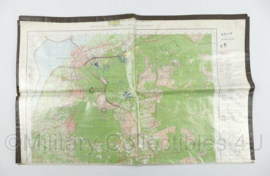 Defensie Topografische Stafkaart Oefen- en Schietterreinen Ermelo en Omgeving 1:50 000 - in plastic hoes met tactische tekens - 64 x 41 cm - origineel
