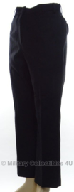 Britse zwarte wollen broek - size 12S (waist 71cm / inleg 74cm) - origineel