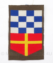 KL Nederlandse leger DT Korps Nationale Reserve embleem NATRES  - ongevouwen 8 x 5 cm - origineel