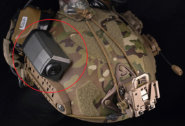 Helmcamera met klittenband DUMMY - nieuw gemaakt