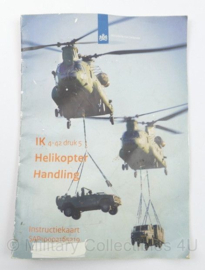 Defensie IK 4-42 drk 5 instructiekaart Helicopter Handling - nieuw - origineel