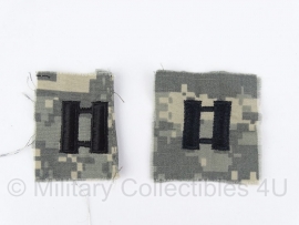 US Army PAAR emblemen set voor ACU camo uniformen Captain - origineel