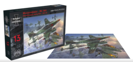 Knights of the Luftwaffe 1000 piece puzzel - Messerschmitt Me 262 - nieuw in doos - origineel