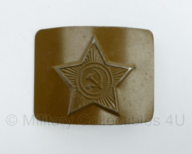 Russische USSR groen metalen koppelslot - 8 x 6 cm - origineel