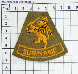 KNIL Nederlandse leger  embleem Mouwleeuw SURINAME