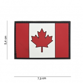 Uniform landsvlag Canada - Klittenband - 3D PVC - 7,9 x 5,4 cm