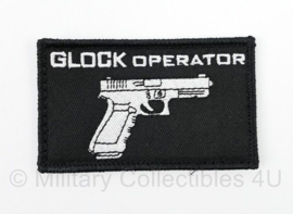 Glock Operator embleem - met klittenband - 5 x 8,5 cm