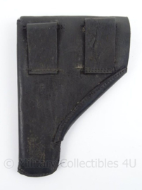 WO2 Duits PPK model zwart lederen holster - net naoorlogs - afmeting 23 x 15 x 3 cm