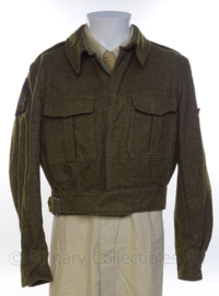 KM Koninklijke Marine, Korps Mariniers uniform jasje rang "marinier der tweede klasse" - jaren 50 - maat 46 - origineel