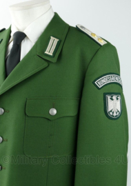 Duitse BGS Bundesgrenzschutz uniform set, jas met broek en originele luxe insignes - 175 cm. Lengte / 110 cm. Borst  - origineel