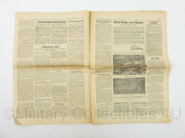WO2 Duitse krant Frankische Tageszeitung nr. 277 23/24 november 1940 - 47 x 32 cm - origineel
