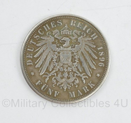 Deutsches Reich 1896 munt Kaiser Konig von Preussen  - diameter 4 cm - replica