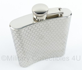 Stainless Steel Hip Flask 8 OZ - 9,5 x 2 x 13 cm - nieuw