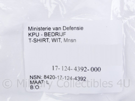 Defensie en Korps Mariniers T-shirt wit MNSN - nieuw in verpakking - maat Medium - origineel