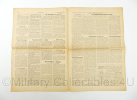 WO2 Duitse krant Frankische Tageszeitung nr. 231 2 oktober 1944 - 47 x 32 cm - origineel