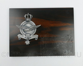 KLU Koninklijke Luchtmacht wandbord deluxe - 20 x 1 x 15 cm - origineel