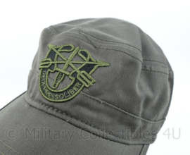 US Special Forces Cap met geborduurd logo DE OPPRESSO LIBER - GREEN