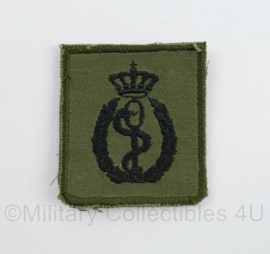 Defensie GVT Officier-Arts borstembleem - met klittenband - 5 x 5 cm - origineel