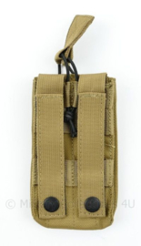 Defensie en Korps Mariniers en US Army Coyote Molle pouch single magazin M4 Diemaco - nieuw - 14,5 x 8 x 3 cm - origineel