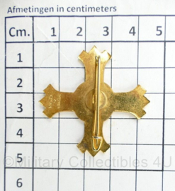 Montfortaanse Bevevaart kruis - 4 x 4 cm -  origineel