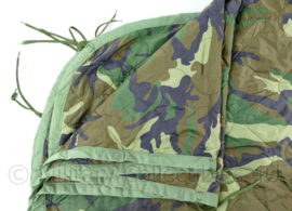 Korps Mariniers poncholiner Woodland Forest camo Liner Wet Wather Poncho  - 210 x 145,5 x 0,4 cm - origineel