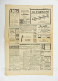 WO2 Duitse krant 8 Uhr Blatt 2 juli 1944 - 47 x 32 cm - origineel