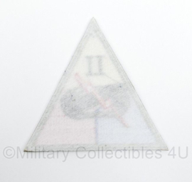 WO2 US 2nd Armored Corps II patch cut edge - 10 x 9,5 cm