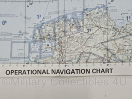 KLU Koninklijke Luchtmacht Operational Navigation Chart OUnited Kingdom NC E-1 - 1 : 1 000 000 - 145 x 105 cm - origineel