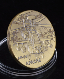 US Army AH-64 Apache coin - 40 mm diameter