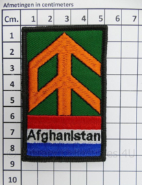 Afghanistan Veteraan patch - met klittenband - 8½ x 5 cm